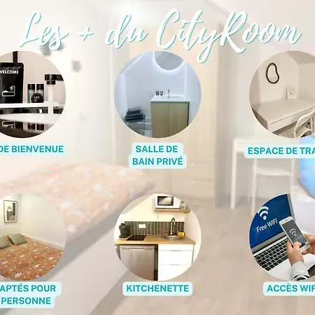 Appartement Dalikyda - Le Cityroom - Centre - Wifi Calme